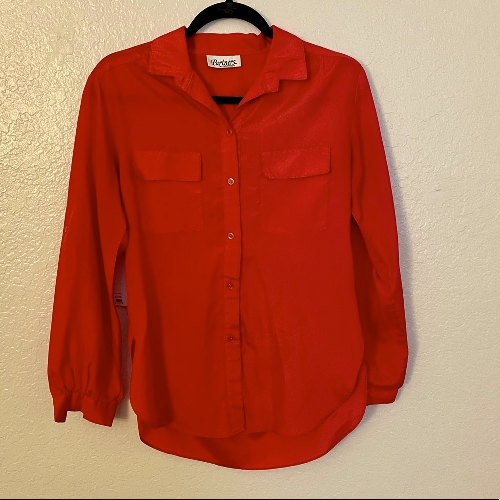 Vintage red blouse